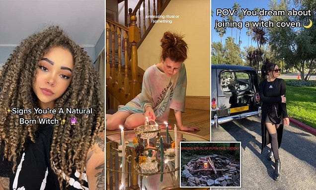 How paganism became the fastest growing religion among women in the UK who  'cast spells on Putin' and learn magic on TikTok | Daily Mail Online