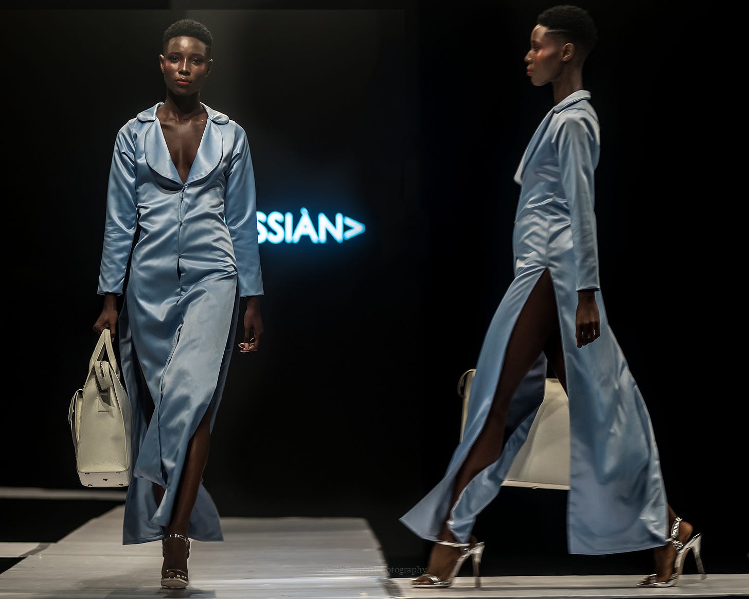 Designer Assian, during Lagos Fashion week 2021 at The Federal Palace Hotel, Victoria-Island, Photography by CkKnightPhoto