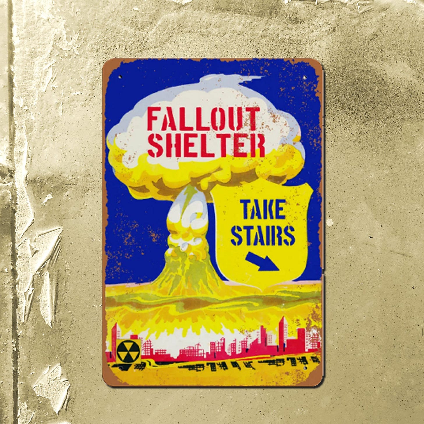 Fallout Shelter Metal Sign 8x12 / Retro 1950s 1960s Nuclear Attack Bomb  Shelter Duck and Cover - Etsy