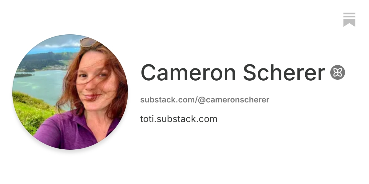 Cameron Scherer | Substack