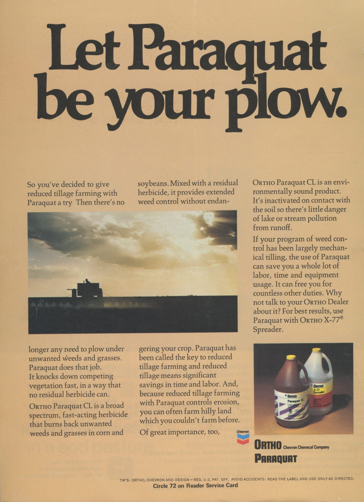 Let Paraquat be your plow.