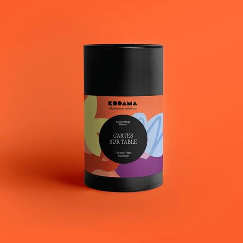 Thé noir Pétales de fleur d'oranger – Cartes sur Table – Kodama Paris