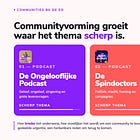 #35 Community bouwen kost geld (én tijd). Dat geld zit nog steeds vooral in lineaire tv