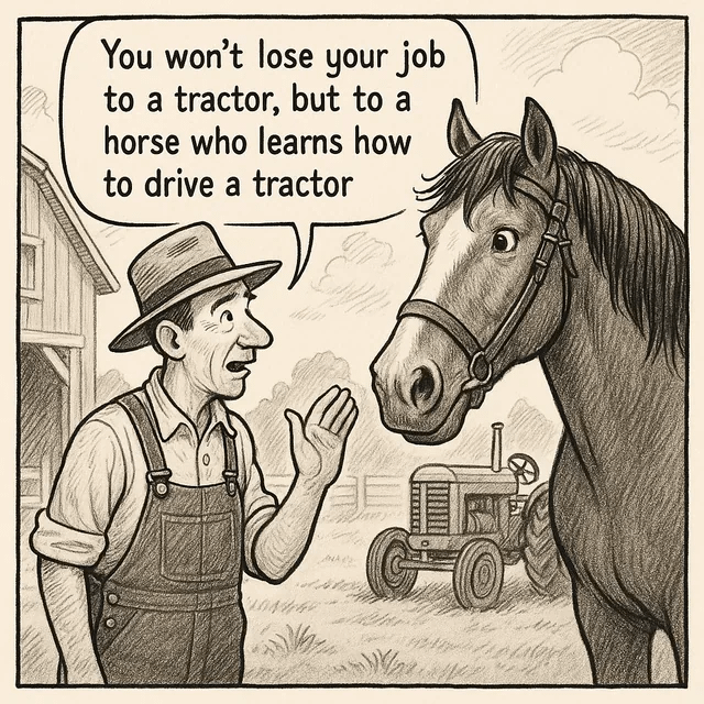 You won't lose your job to AI, but to... : r/artificial You won't lose your job to AI, but to... : r/artificial