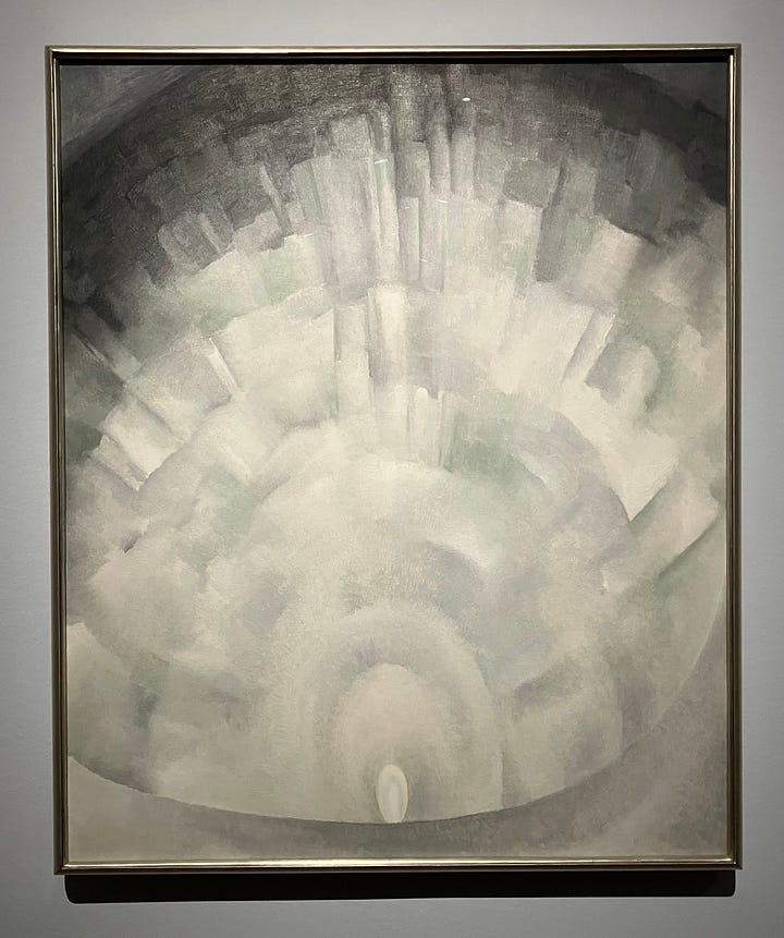 Abstract paintings by Georgia O'Keeffe
