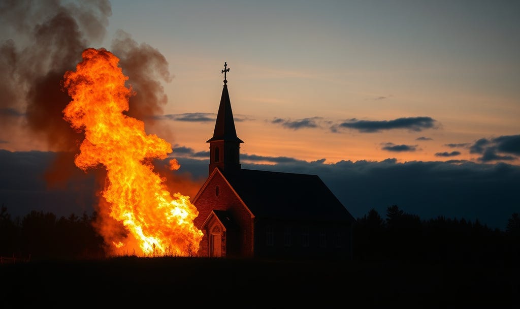 Dozens of Church Arsons, Over 100 Attacks Nationwide