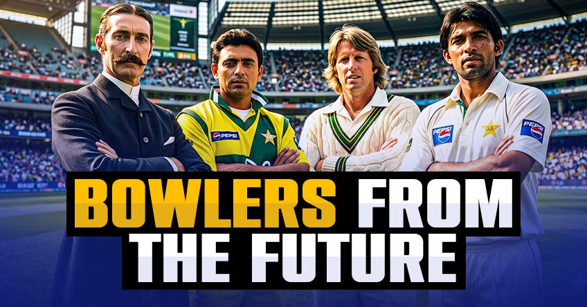 The bowlers who travelled to us from the future