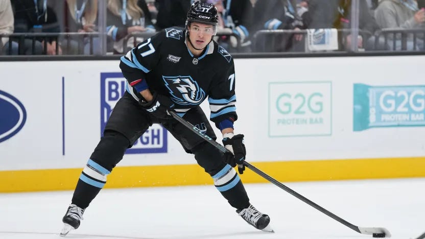 JJ Peterka preparing to shoot