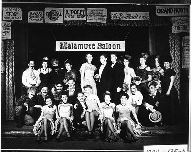 A 1936 musical review in Anchorage, Alaska.