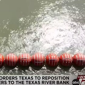 Mean Judge Making Greg Abbott Move Fun Orange Human-Killing Obstacle Courses From Rio Grande