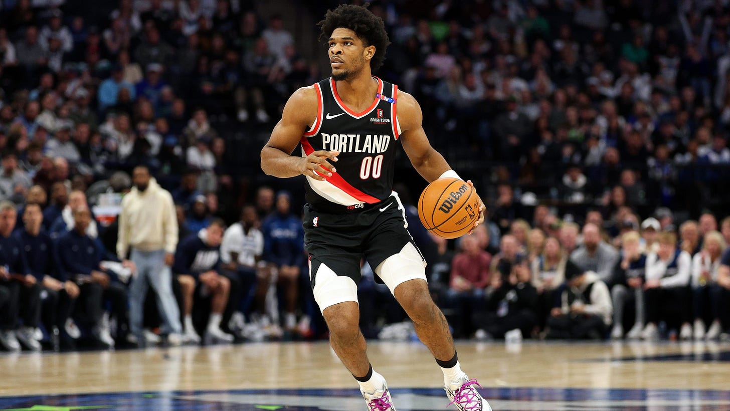 Portland Trail Blazers guard Scoot Henderson sees Rising Stars Challenge selection as a blessing Portland Trail Blazers guard Scoot Henderson sees Rising Stars Challenge selection as a blessing
