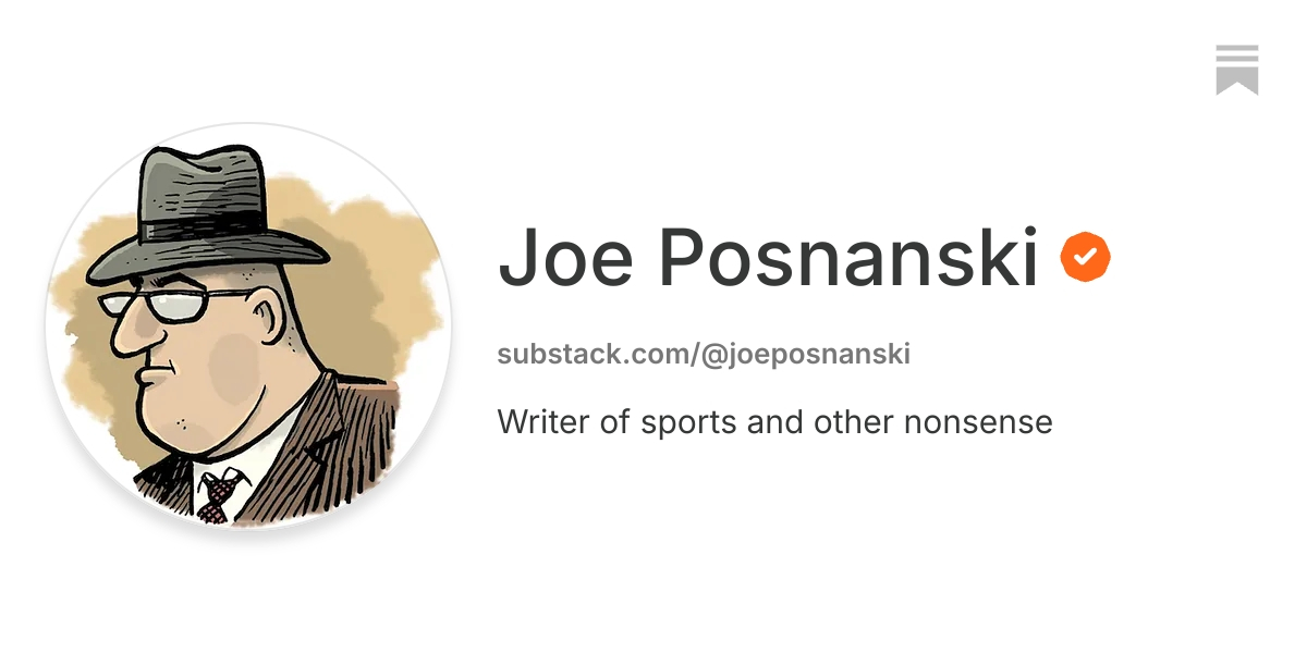 Joe Posnanski | Substack