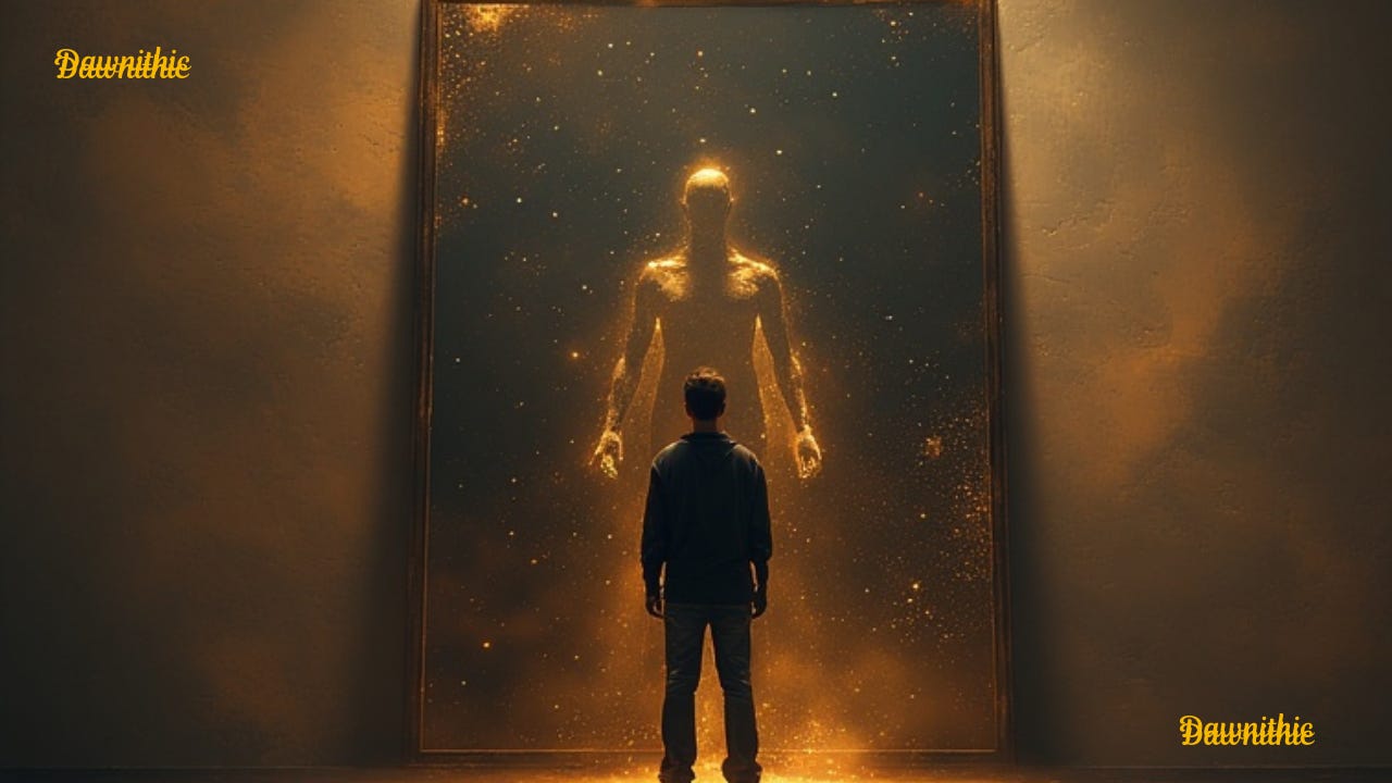 a-man-is-standing-infront-of-mirror