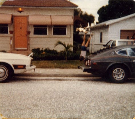 Photographs of author Rosa Linda Román in Lake Worth, Florida around 1985.