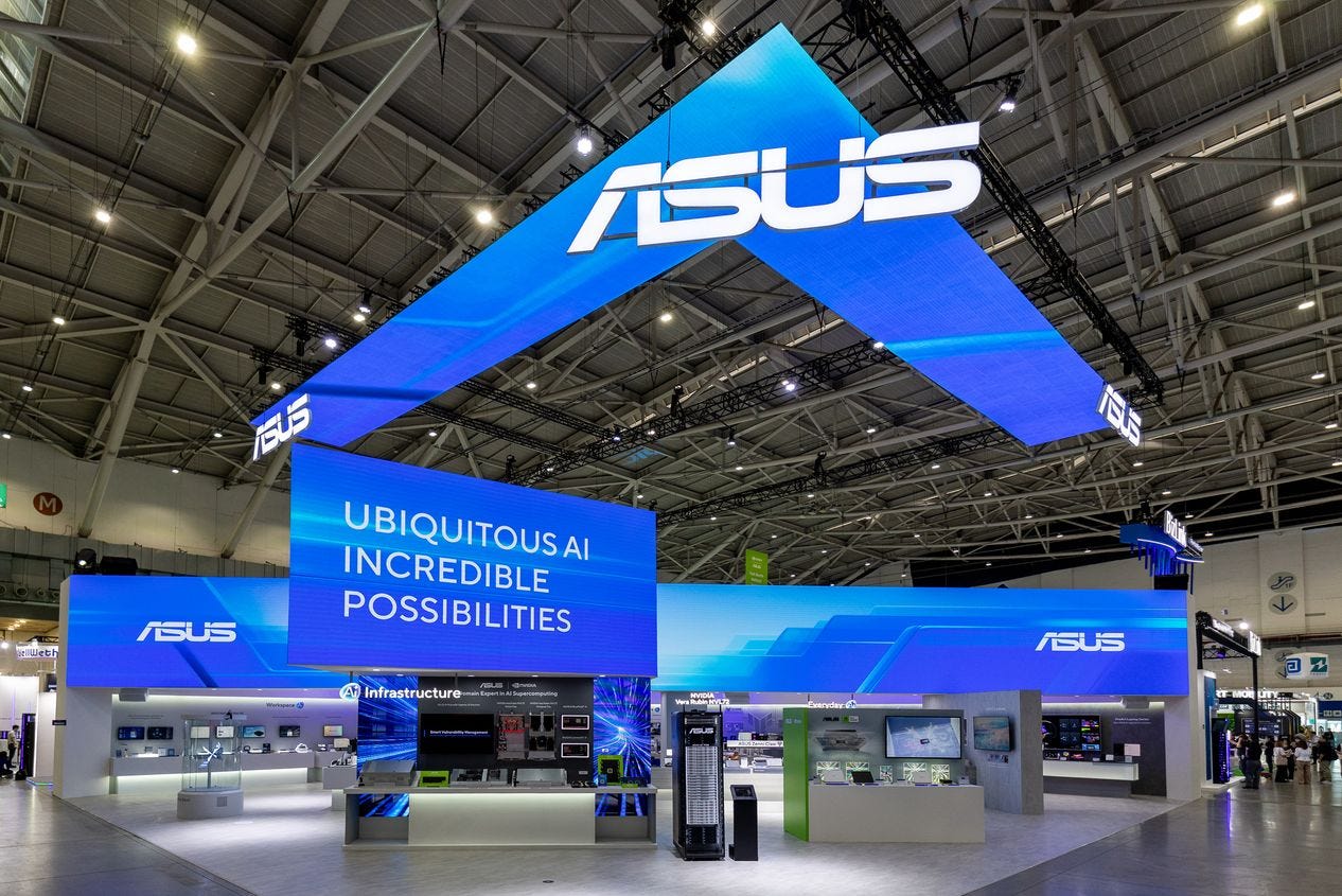 華碩 Computex 攤位主打「Ubiquitous AI」(圖:華碩官方新聞稿) 華碩 Computex 攤位主打「Ubiquitous AI」(圖:華碩官方新聞稿)