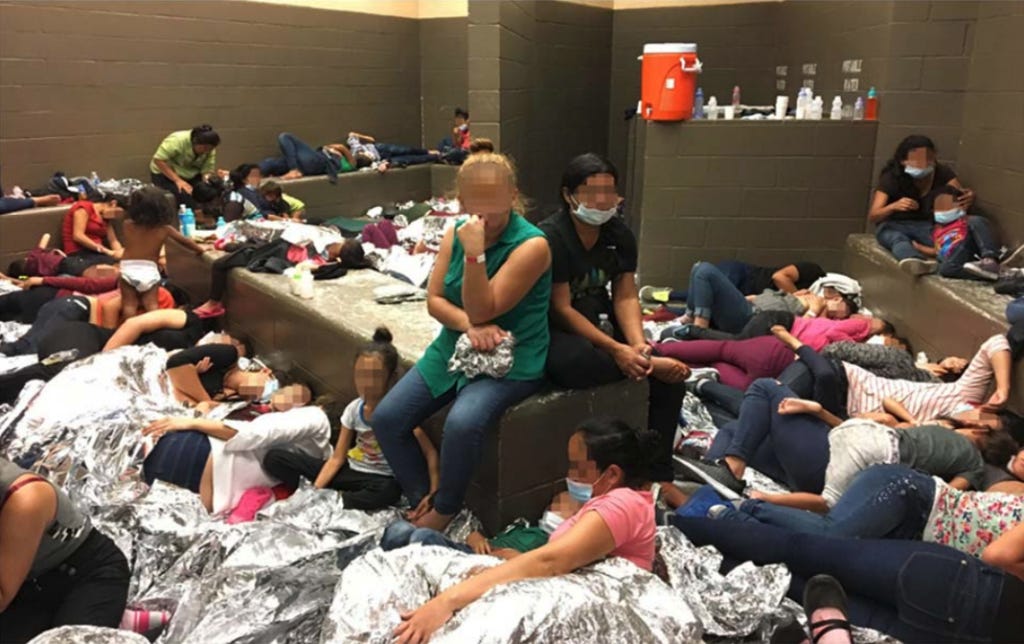 Government photos show detained migrants pleading for help | PBS News Government photos show detained migrants pleading for help | PBS News