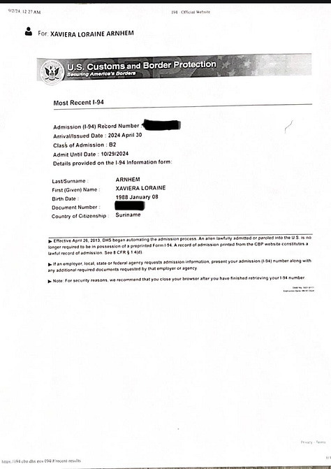 Immigration forms and Fee