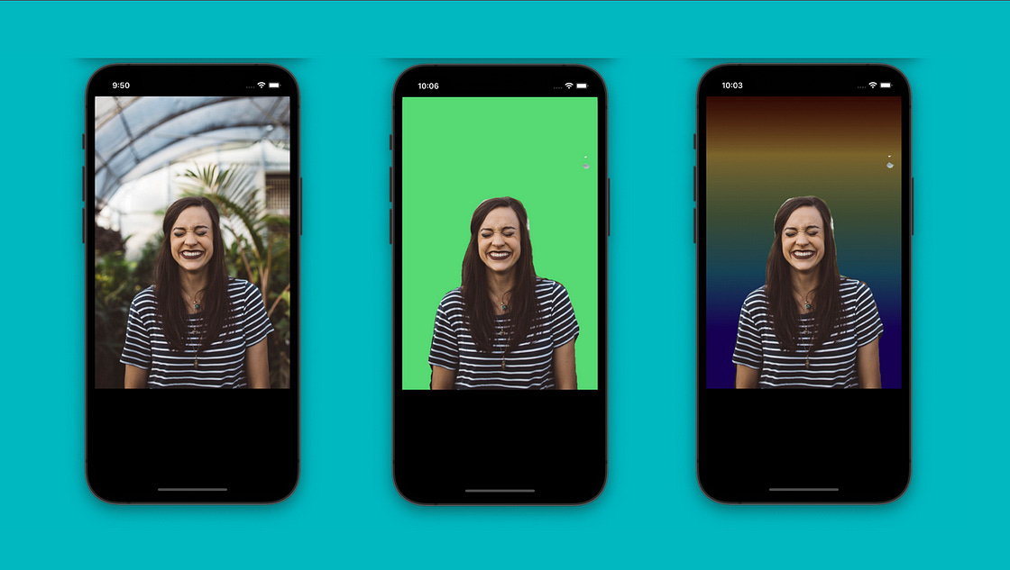 CoreML Image Segmentation. DeepLabV3 background remove, change, transparent