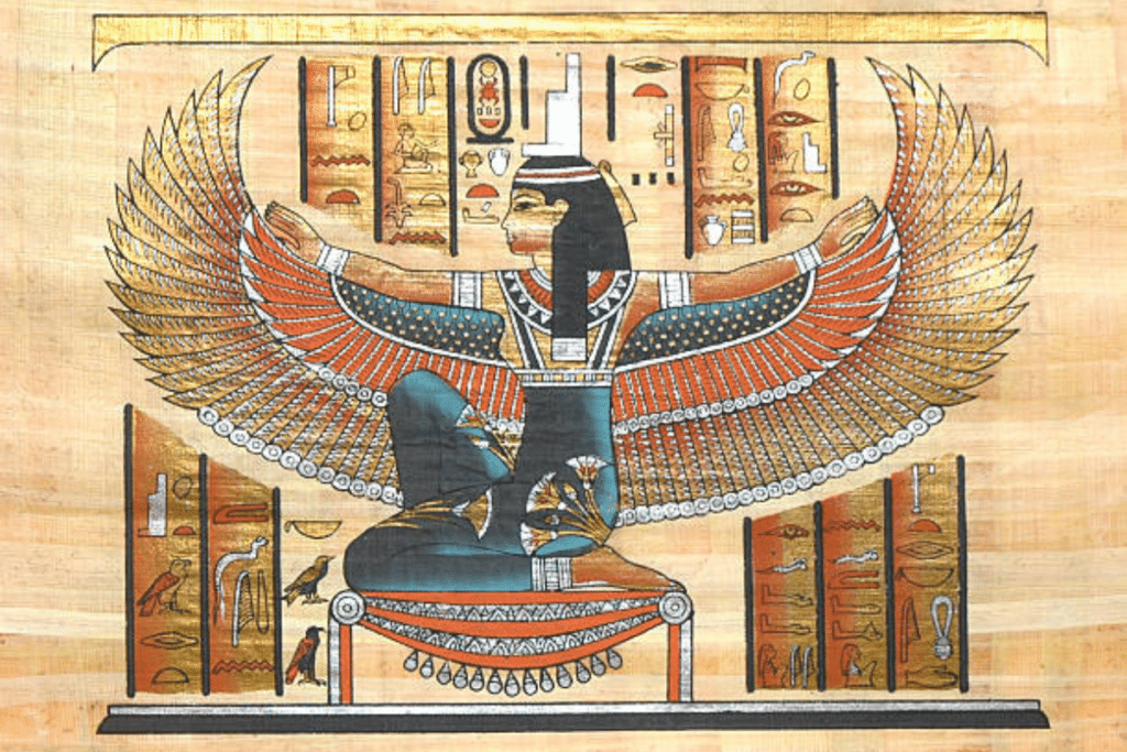 Go through monuments of Isis Egyptian God