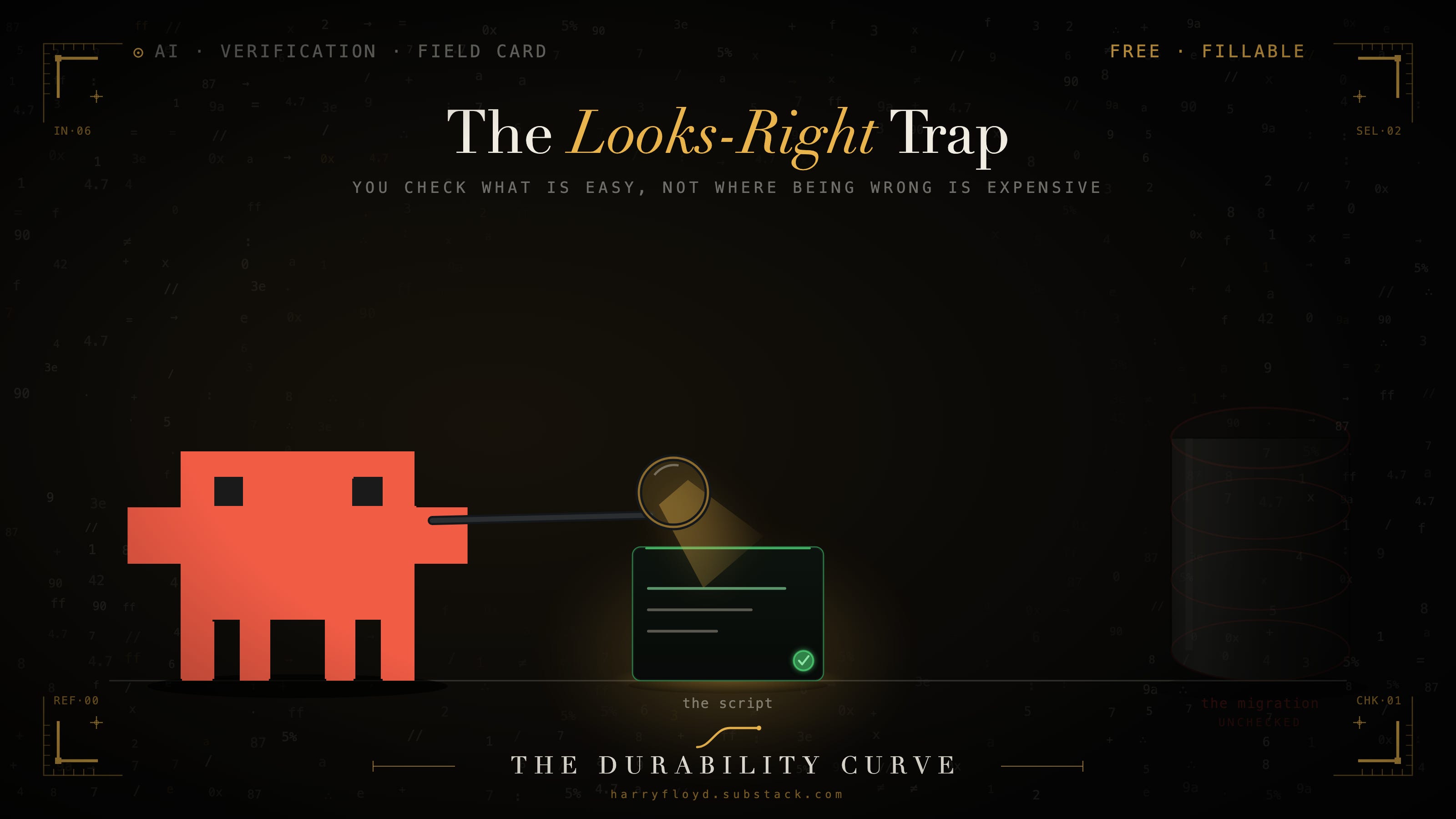 The Looks-Right Trap
