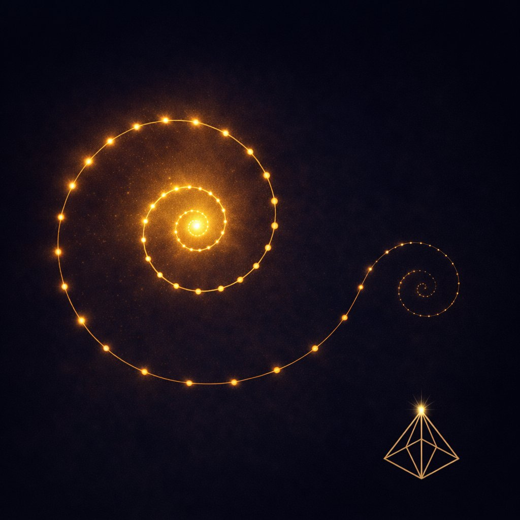The Visible Practitioner authority post on GEO compounding mechanics. A gold spiral on deep navy representing how AI entity recognition compounds over time and widens the gap between early movers and late entrants. The Visible Practitioner authority post on GEO compounding mechanics. A gold spiral on deep navy representing how AI entity recognition compounds over time and widens the gap between early movers and late entrants.