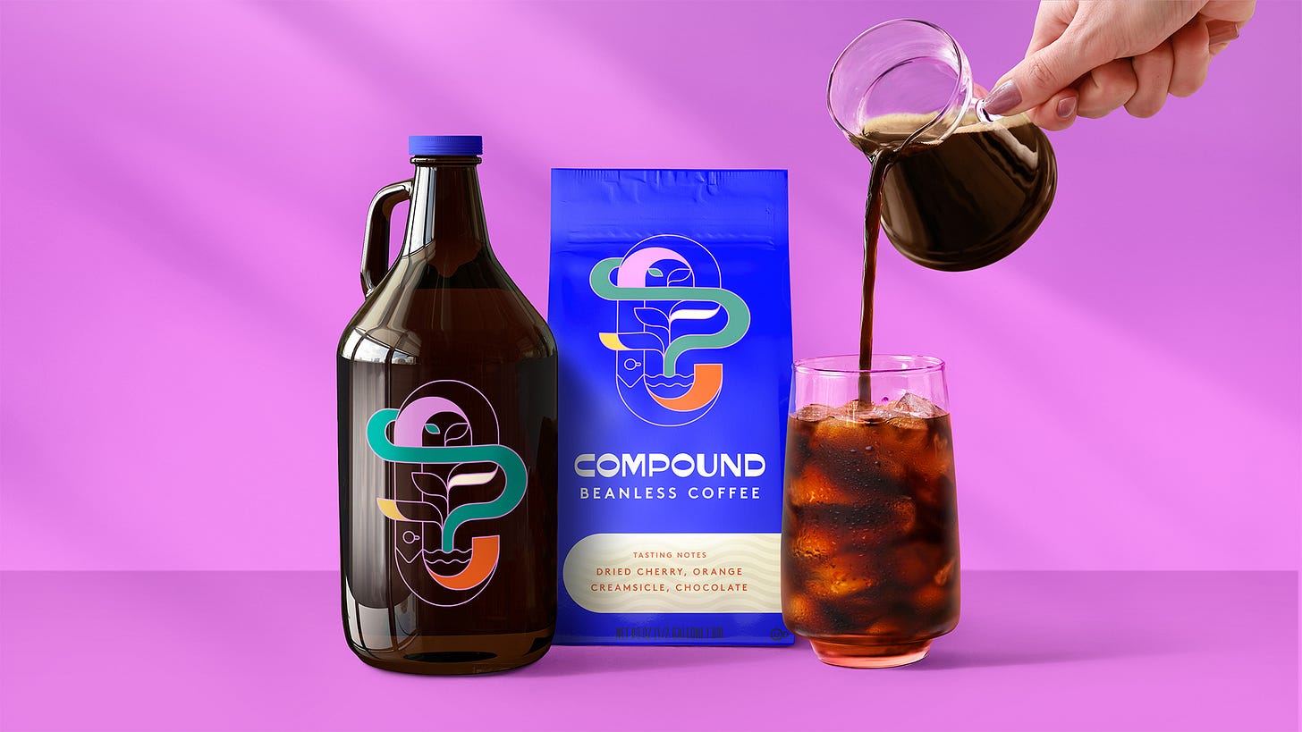 Pearlfisher Creates Brand Design For Beanless Coffee, Compound Foods –  Marketing Communication News