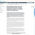 Energy Outlook Advisors' Newsletter