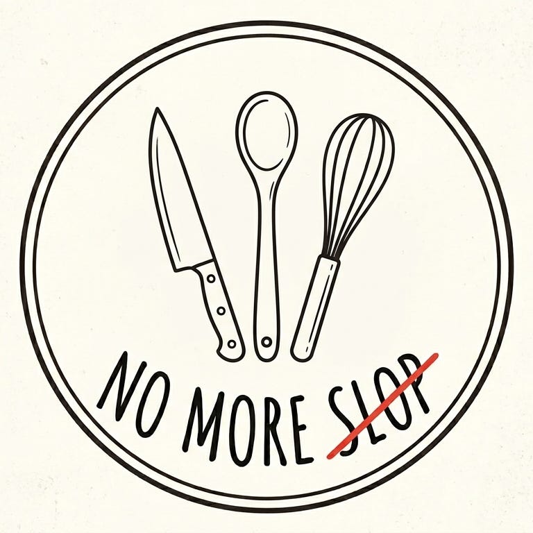 No More Slop