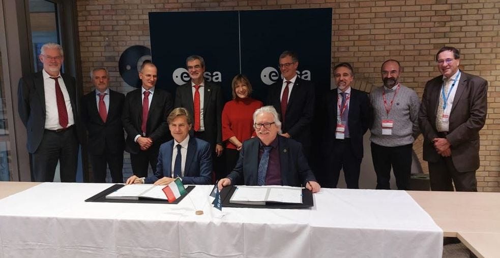 ESA OHB Comet Interceptor Contract Signing Ceremony
