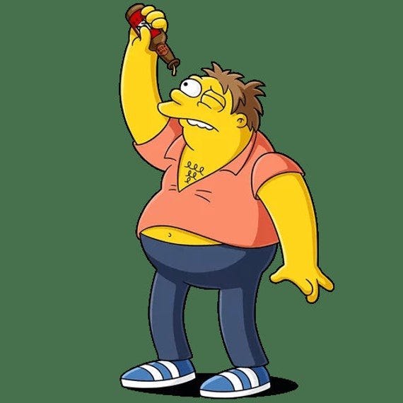 The Simpsons Barney Gumble Life Size Cardboard Cutout The Simpsons Barney Gumble Life Size Cardboard Cutout