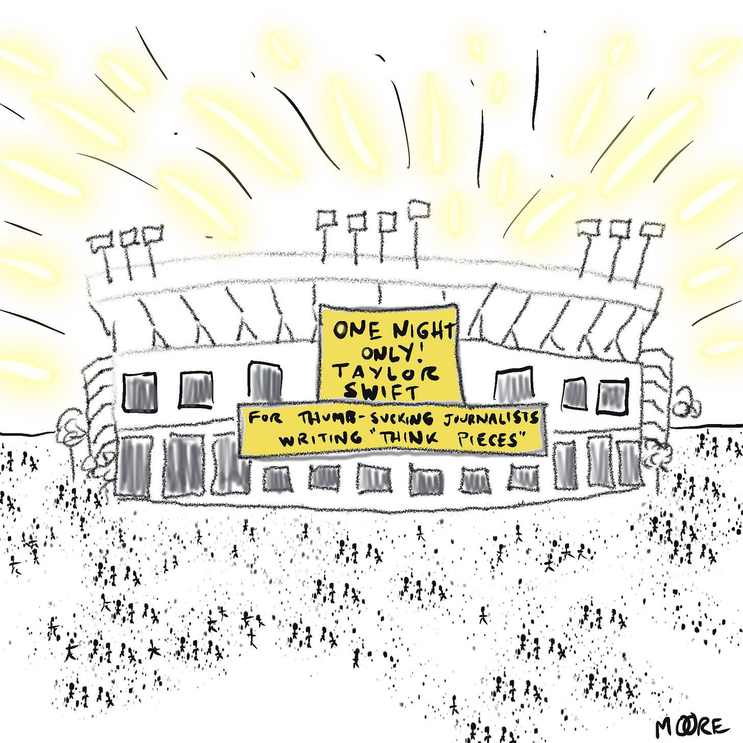 Taylor Swift stadium sign