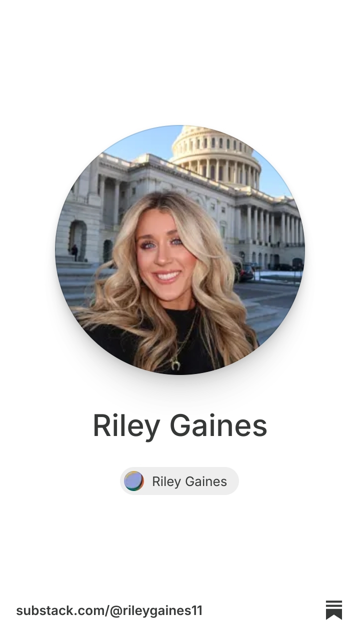 Riley Gaines | Substack