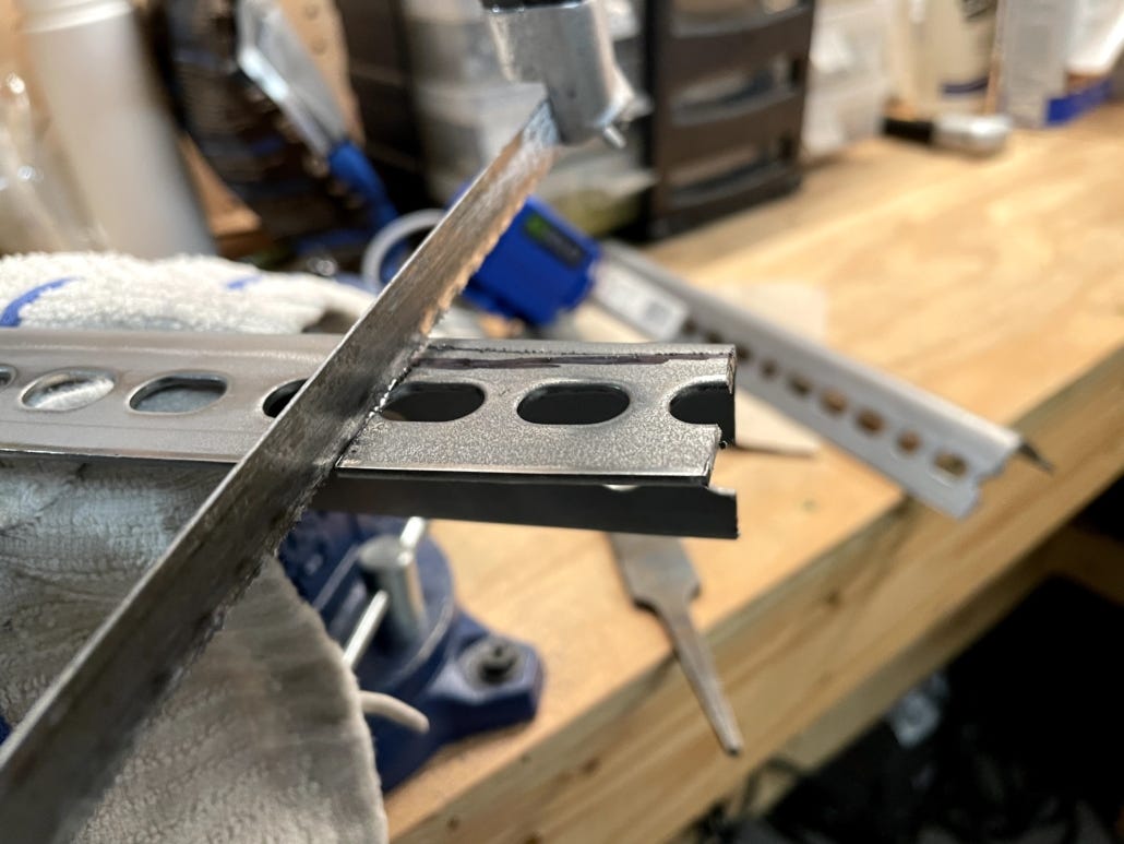 cutting angle iron