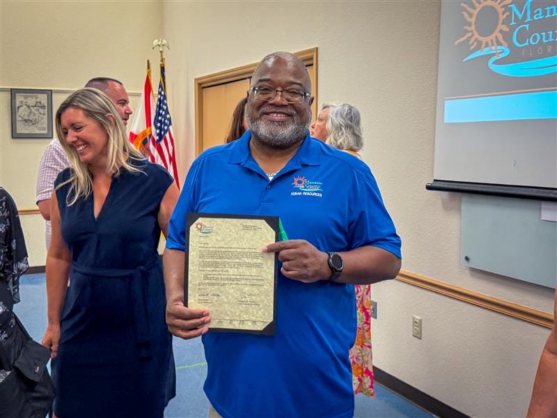Jerome Pittman Named Manatee County’s Team Member of the Month for June