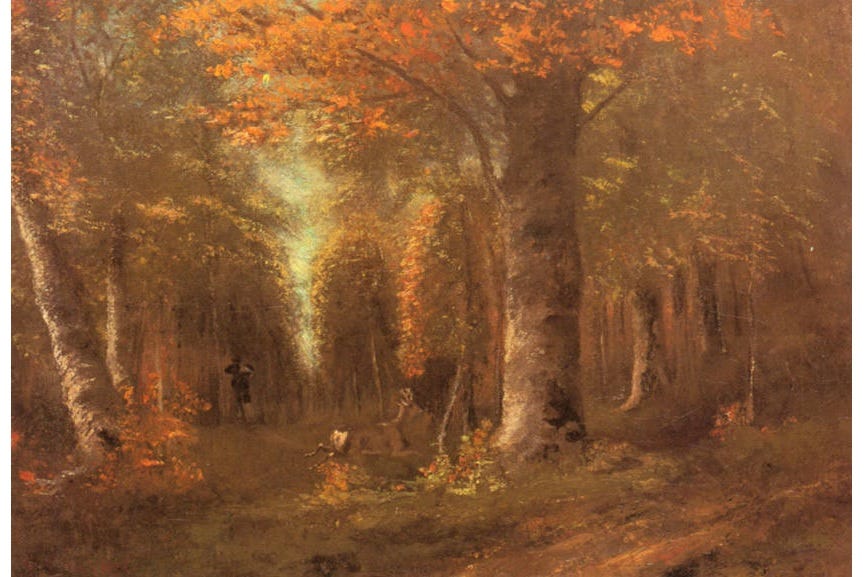 Gustave Courbet, Forest in Autumn, 1841