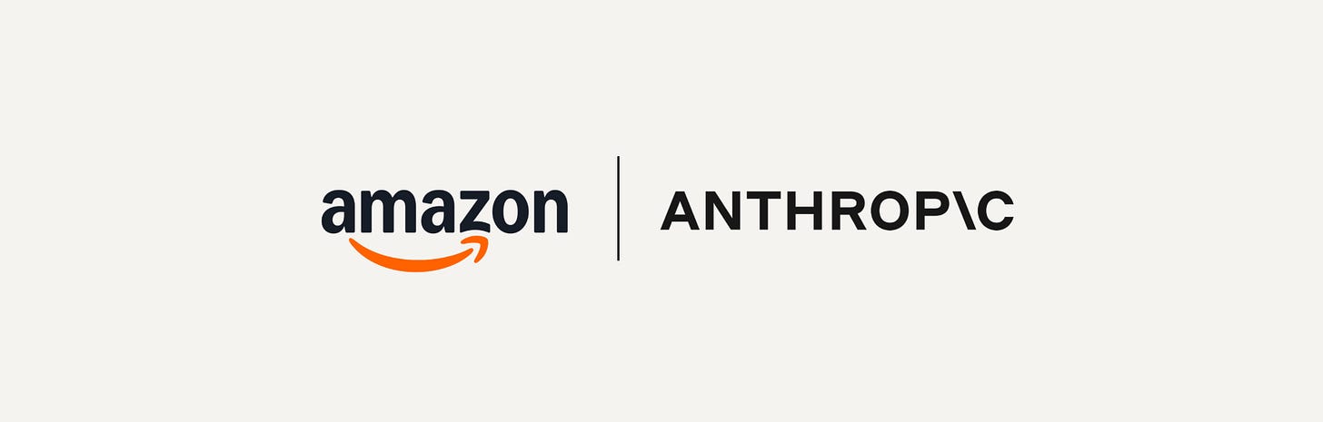 Amazon and Anthropic joint logo lockup