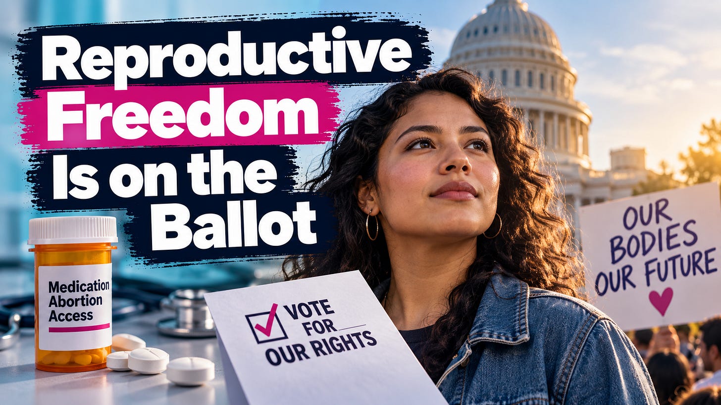 Reproductive Freedom for All: Stakes | October 13, 2026. Reproductive Freedom for All: Stakes | October 13, 2026.
