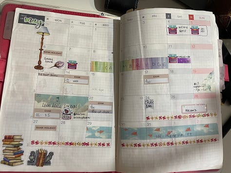 Photos from Helen's Hobonichi Planner