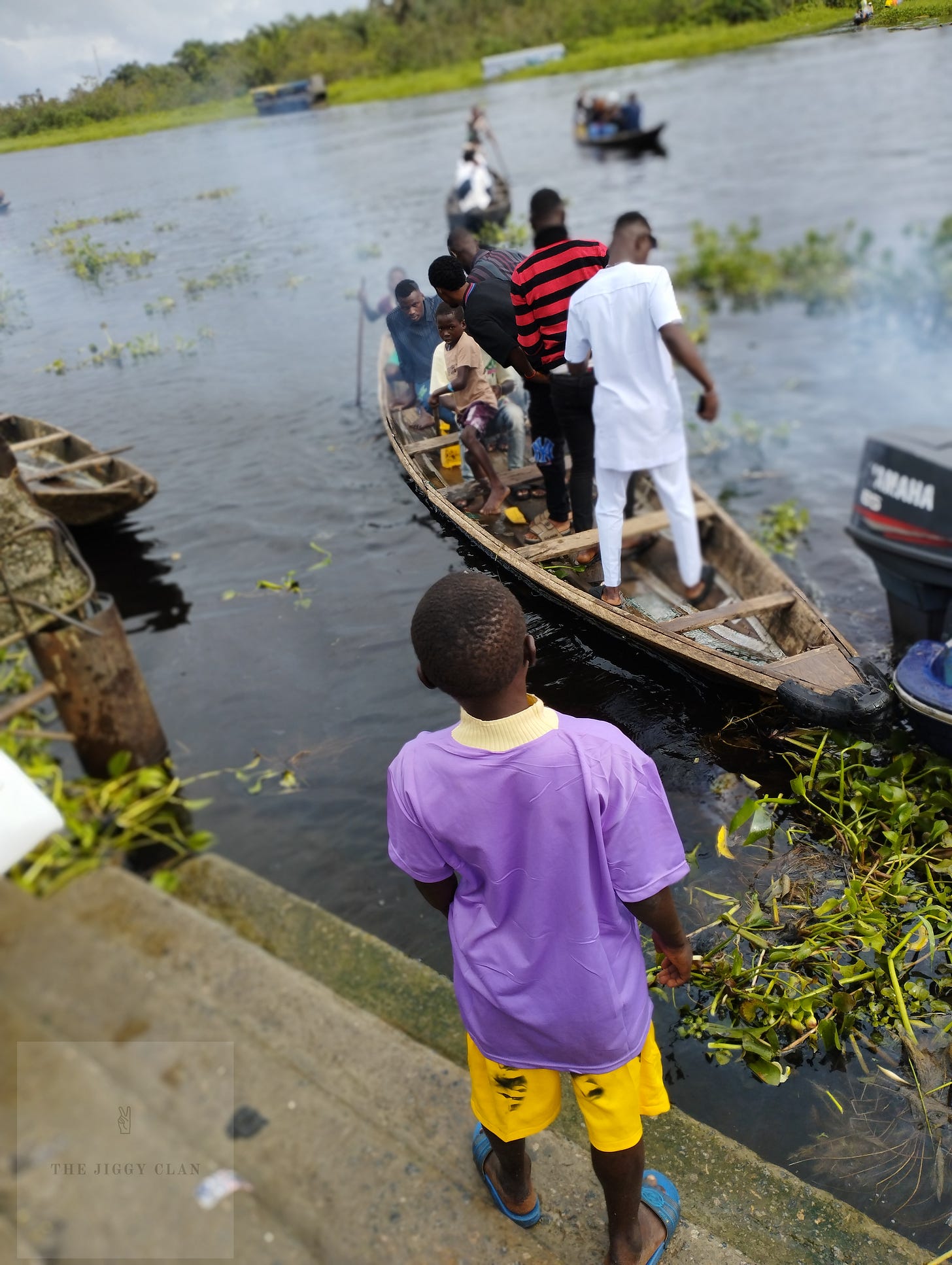 the Agadagba-obon creek