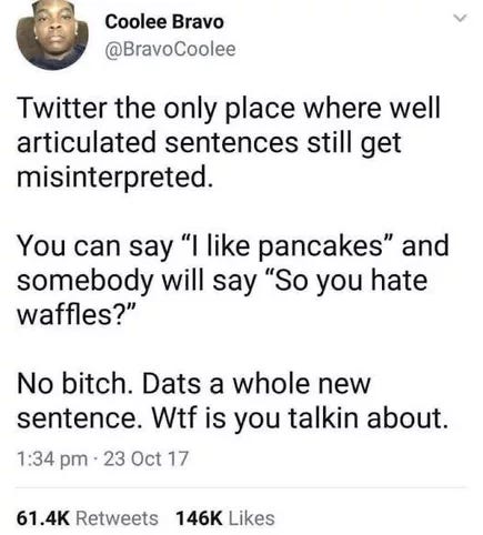 Twitter sadly not the only place.