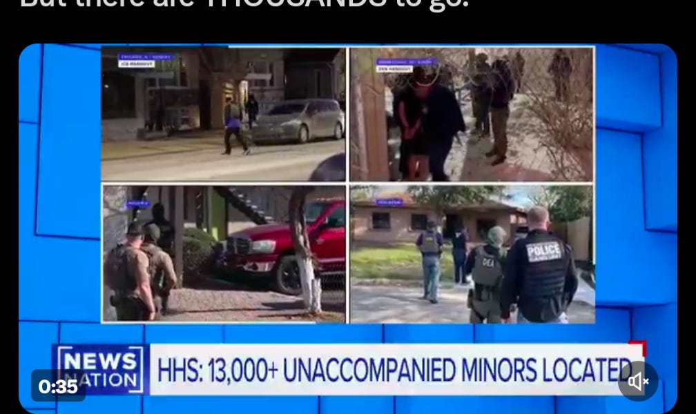 Trump Saves Over 13,000 Missing Children