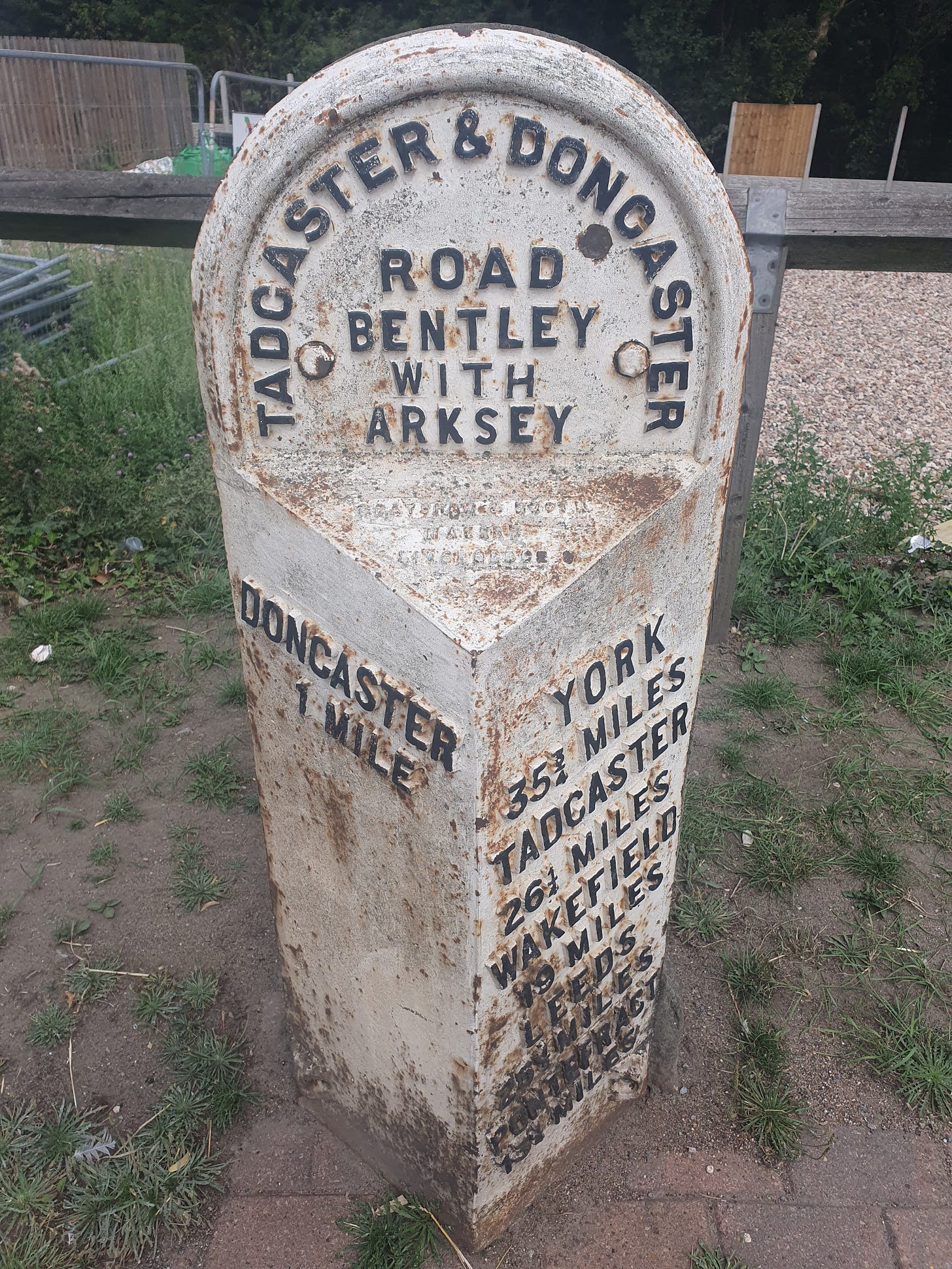 Milestone, Bentley with Arksey