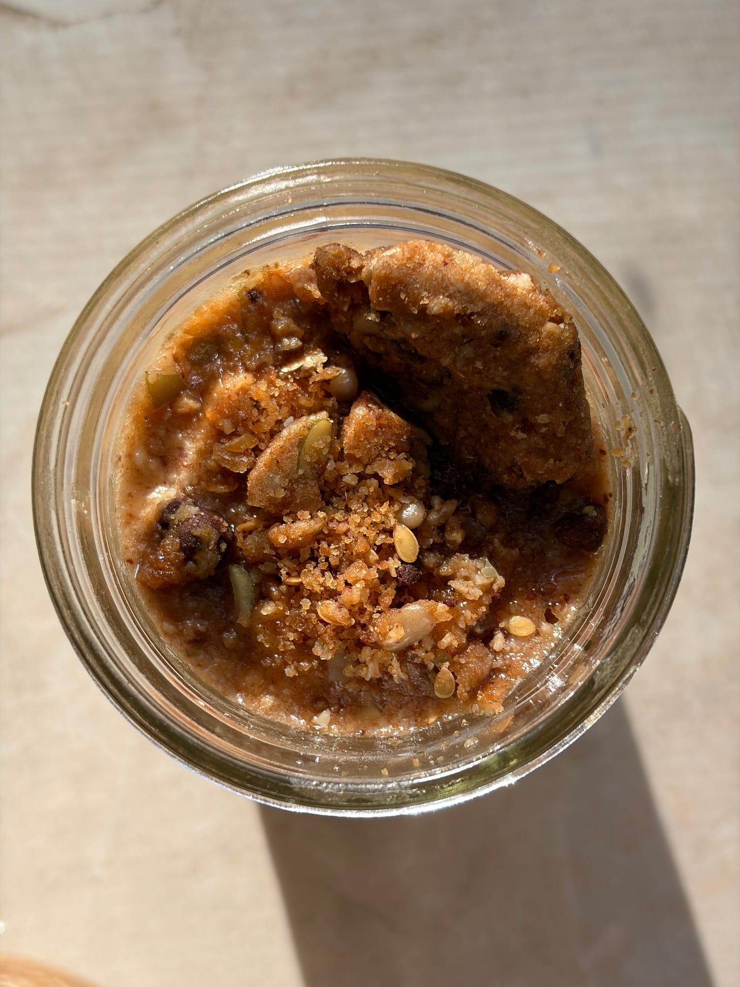 Superfood cookie crumble overnight oats Superfood cookie crumble overnight oats
