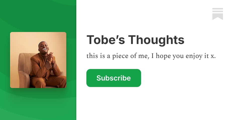 Tobe’s Thoughts | Substack