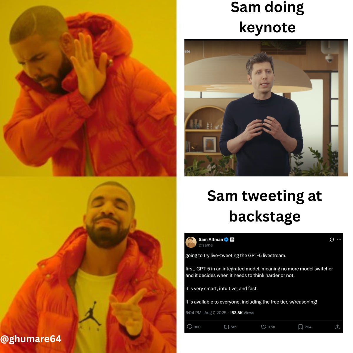 r/ChatGPT - sam tweeting live from backstage😌 r/ChatGPT - sam tweeting live from backstage😌