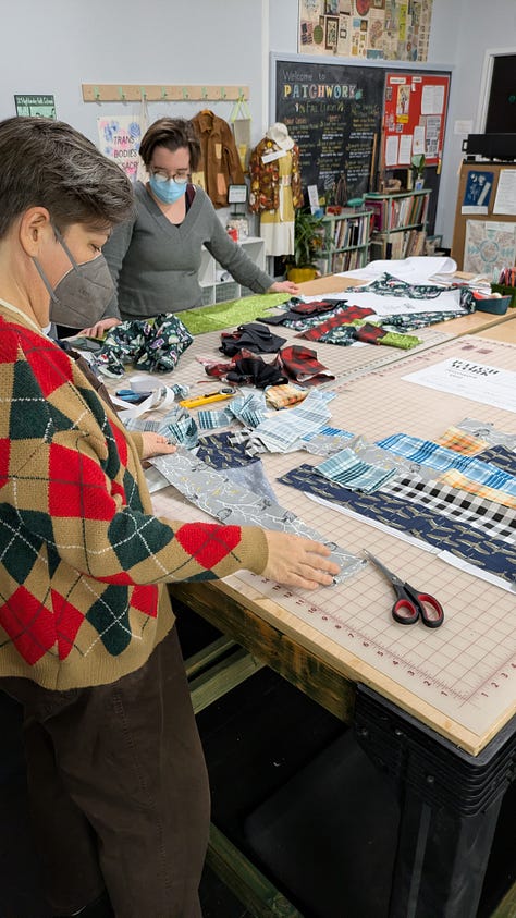 A collection of images from craft night and classes this past year!