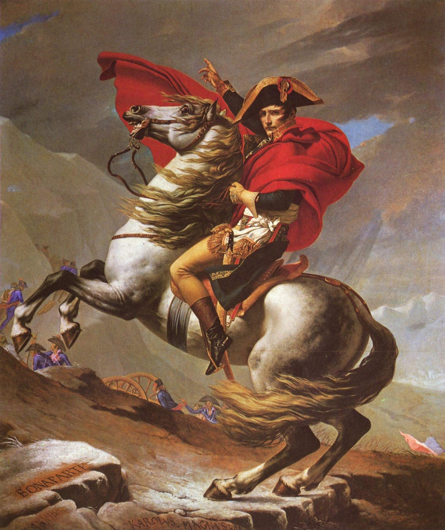 Jacques Louis David Napoleon Crossing the Alps Jacques Louis David Napoleon Crossing the Alps