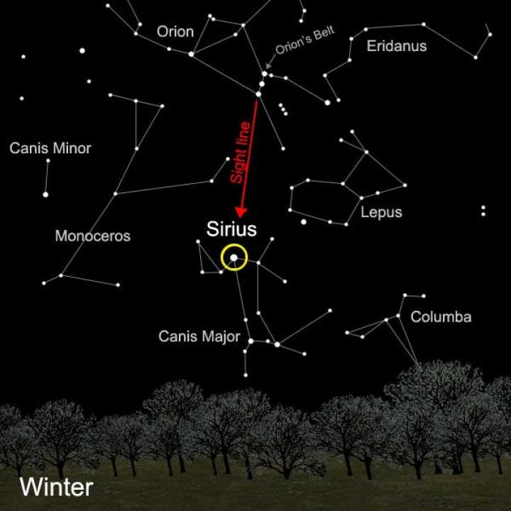 Ring in the New Year With Sirius, the Brightest Star | Almanac.com