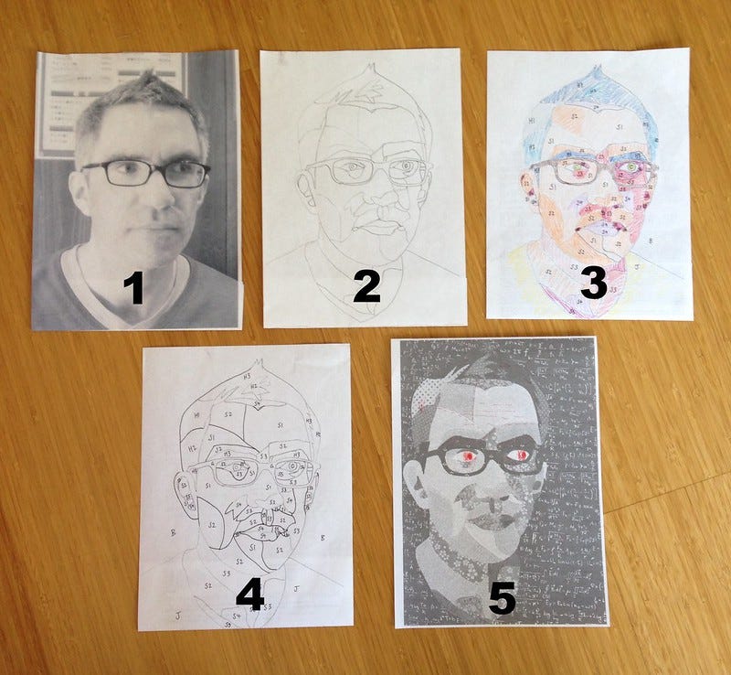 Process to create the Pooch Portrait Process to create the Pooch Portrait