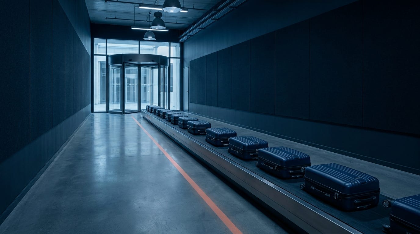 The churn treadmill: identical suitcases, full acquisition cost every night The churn treadmill: identical suitcases, full acquisition cost every night